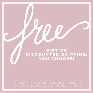 Free gift or discounted shipping
